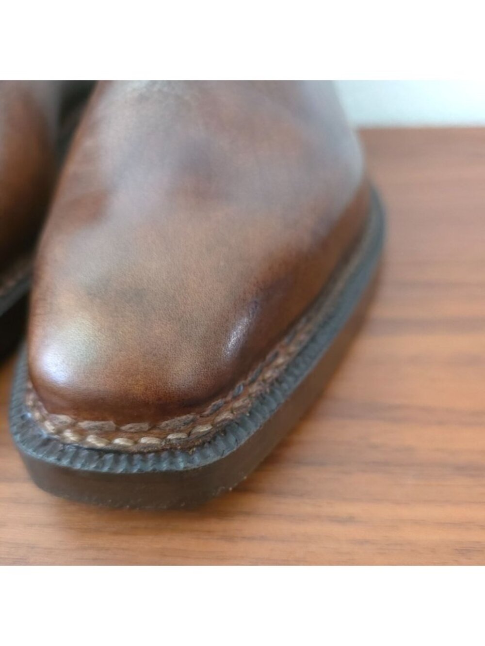 Berluti Richelieu 349 Olga Norwegian Welt Brown Leather Oxford Shoes 7.5 UK - Picture 8 of 13
